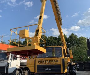 Автовышка 30 метров телескопическая АГП-30-4