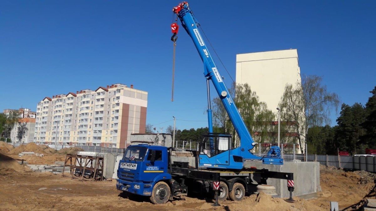 Автокран 25 тонн, 33 метра КС-55713-1К-4В Клинцы; на базе КаМаз 65115