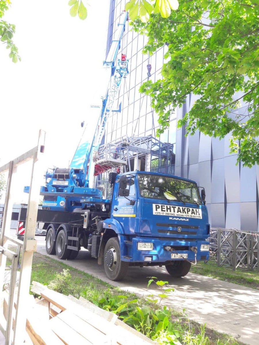 Автокран 25 тонн, 33 метра КС-55713-1К-4В Клинцы; на базе КаМаз 65115